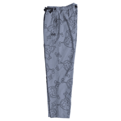 Krooked | Style Eyes Double Knee Ripstop Pants - Grey
