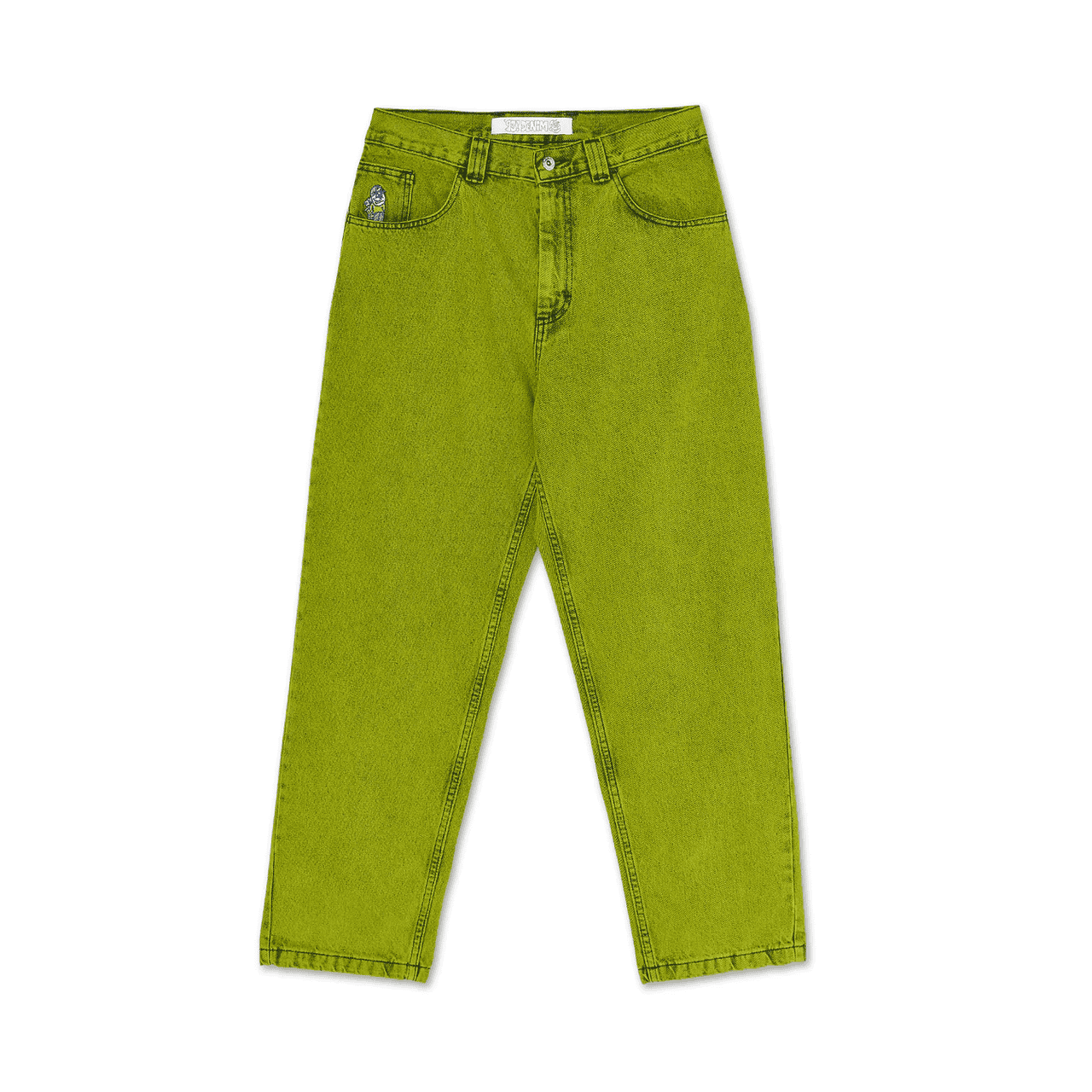 Polar '93 Denim Chartreuse – THIS Skateshop