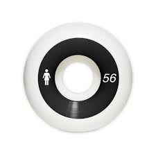 Girl | 56mm/99a International OG Conical Wheels - White/Black