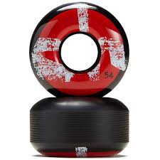 Chocolate | 54mm/80a Chunk Cruiser Wheels - Black/Red