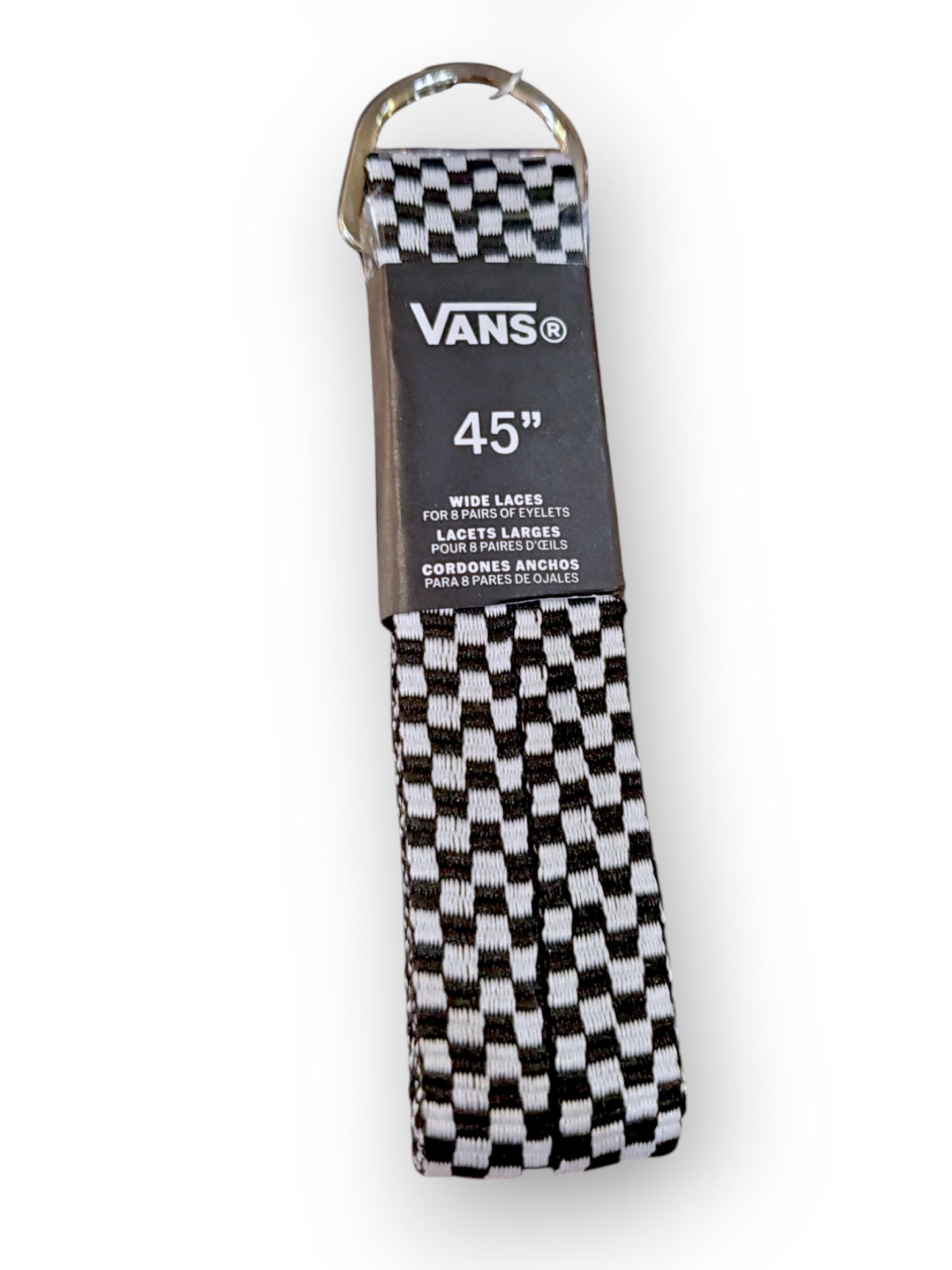 Vans | 45" FAT Shoe Laces - Black/White Checker