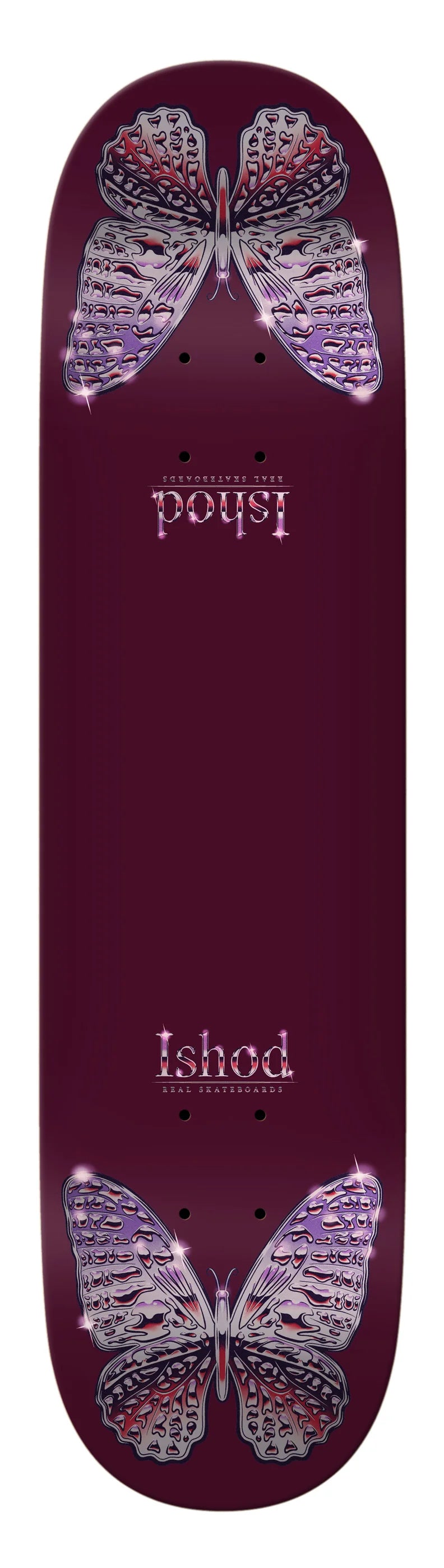 Real | 8.0" Twin Tail Ishod Mariposa Redux Skateboard Deck