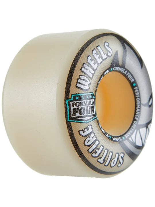 Spitfire | 56mm/97a Formula Four Radial Full Wheels - Natural/Silver