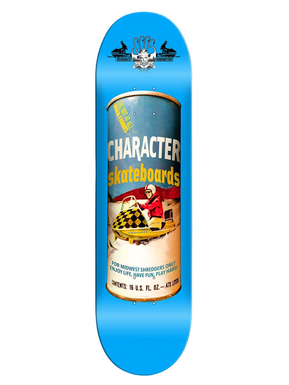 Character | 8.25" Oil Can Deck - Blue