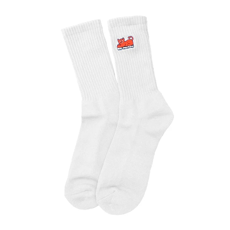 Toy Machine | Devil Cat Socks - White
