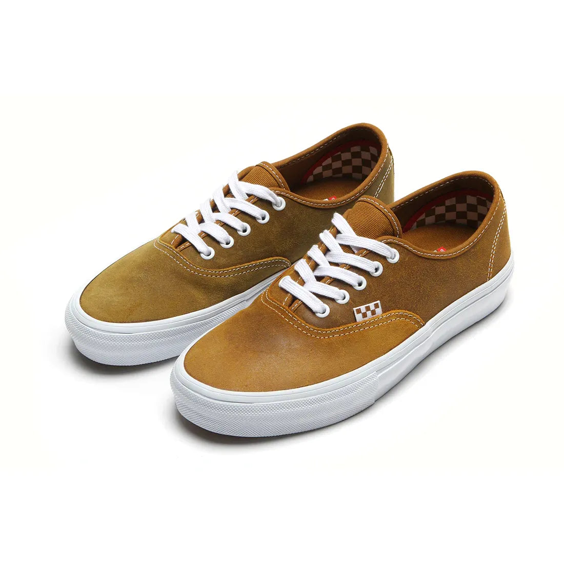 Vans authentic brown sales leather