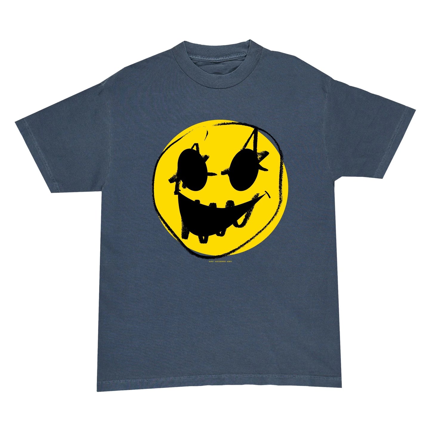 Quasi | Haha Tee - Faded Navy