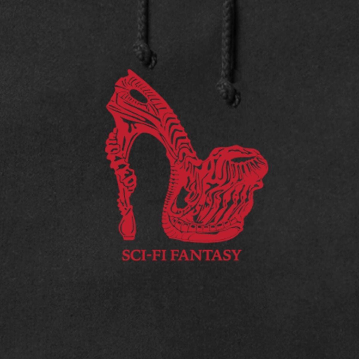 Sci-Fi Fantasy | Biomech Hood - Black