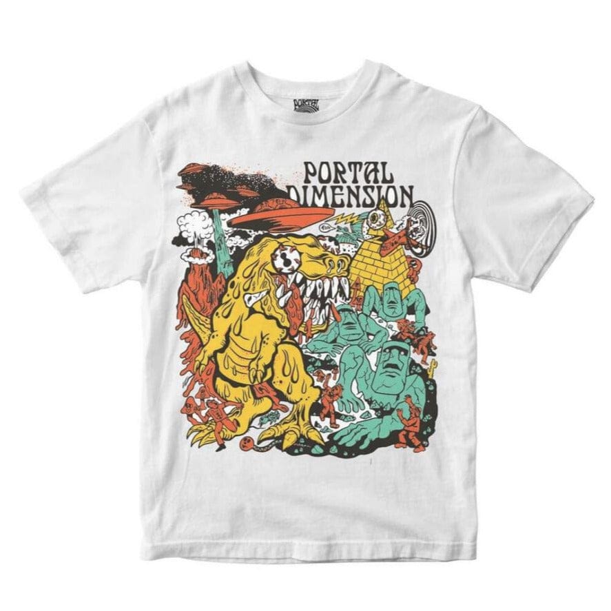 Portal Dimension | Dinos Shirt - White