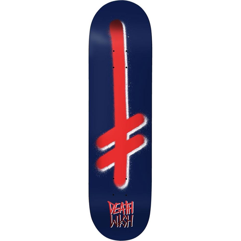 Deathwish | 8.5” Ganglogo Navy/Red Deck