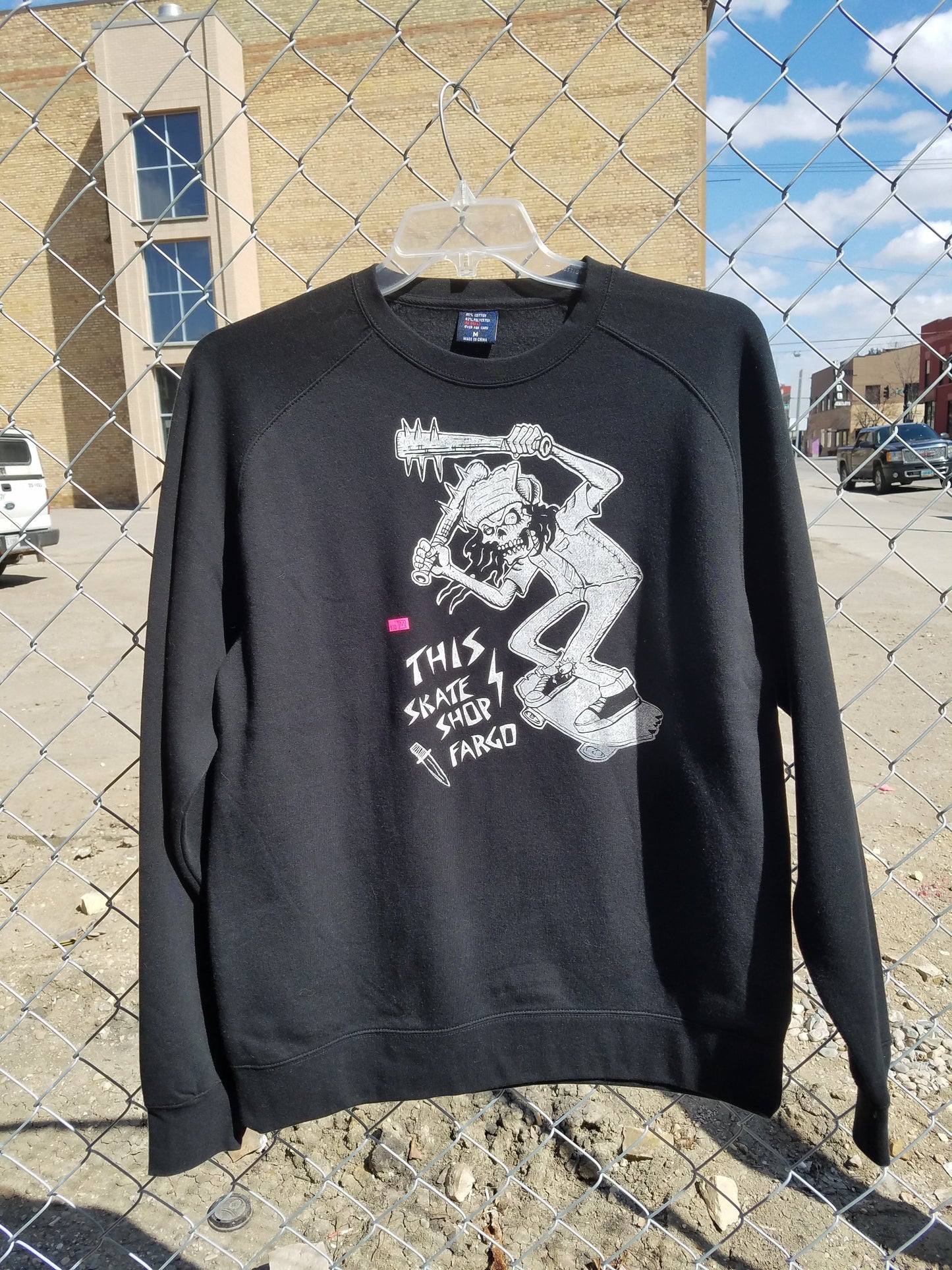 THIS // Skull Guy Crewneck // Black - THIS Skateshop - Fargo, North Dakota