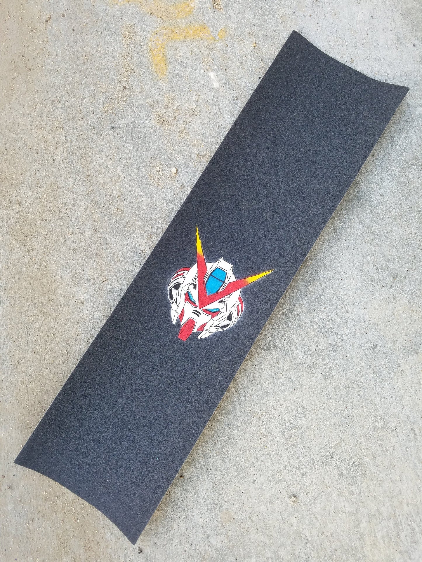 Stenciled Grip - Gundam White