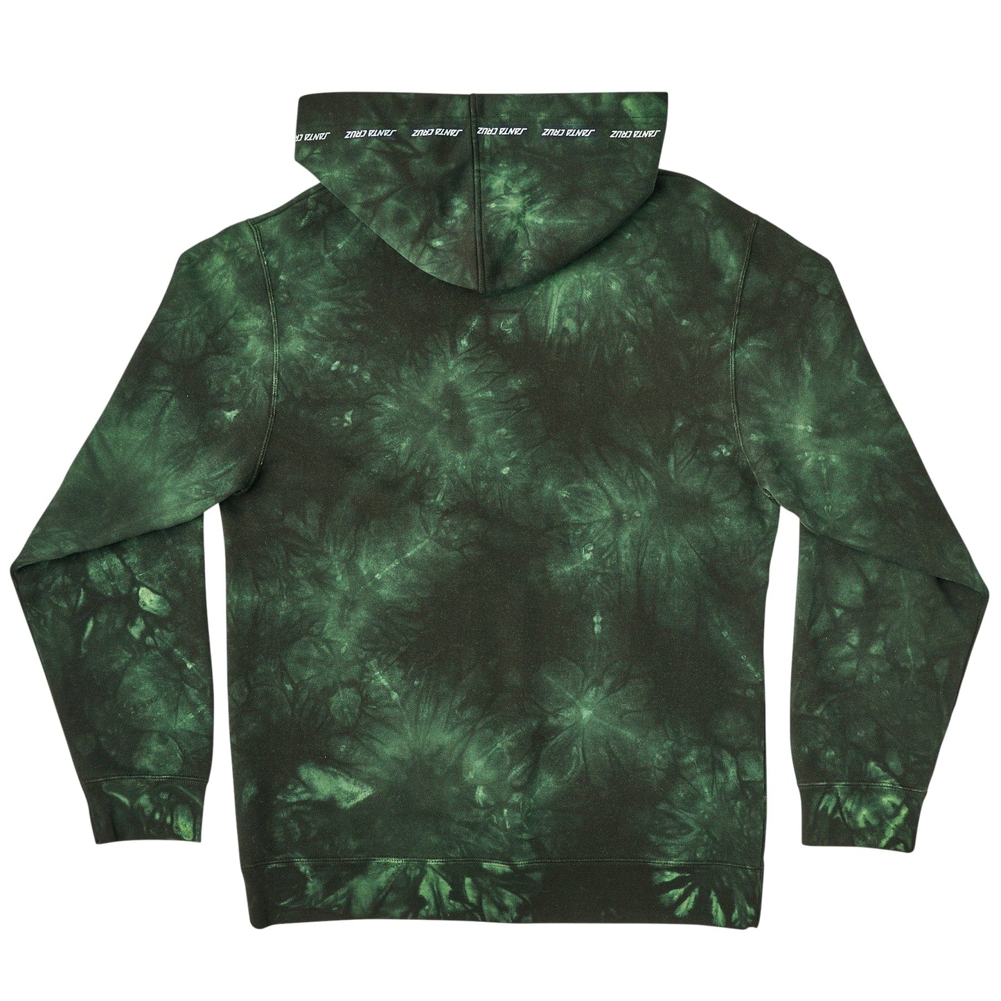 Santa Cruz | Strip Repeat Pullover Sweatshirt - Tie Dye Green/Black