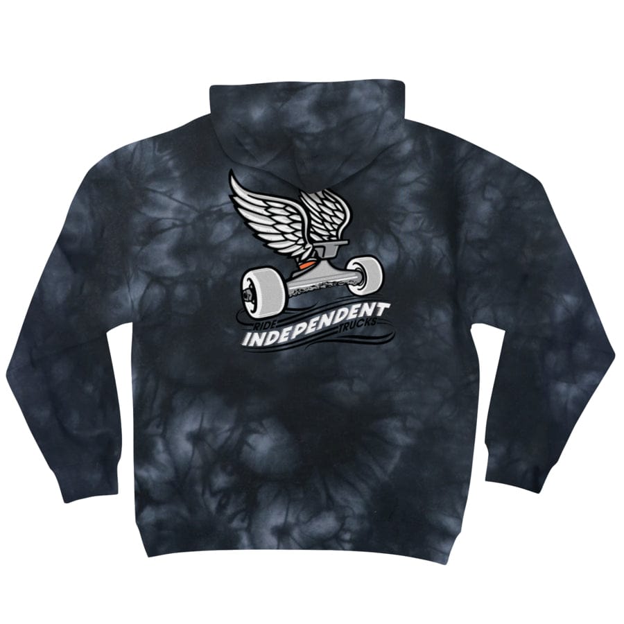Independent | Take Flight Pullover Sweatshirt - Tie Dye Black