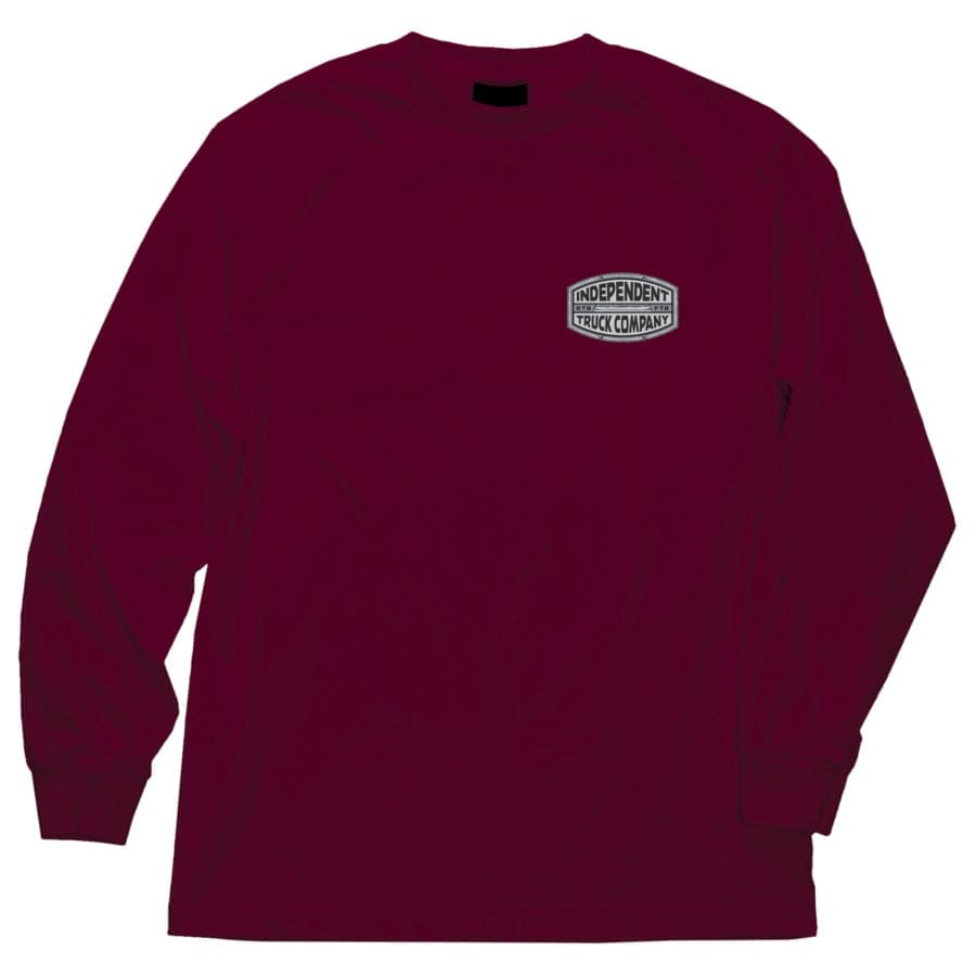 Independent | ITC Curb Longsleeve - Burgundy