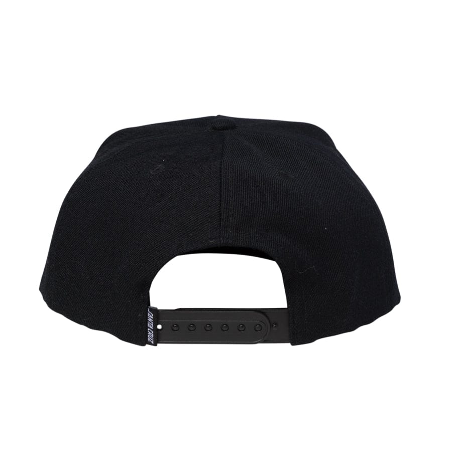 Santa Cruz | Check Ringed Flame Snapback - Black