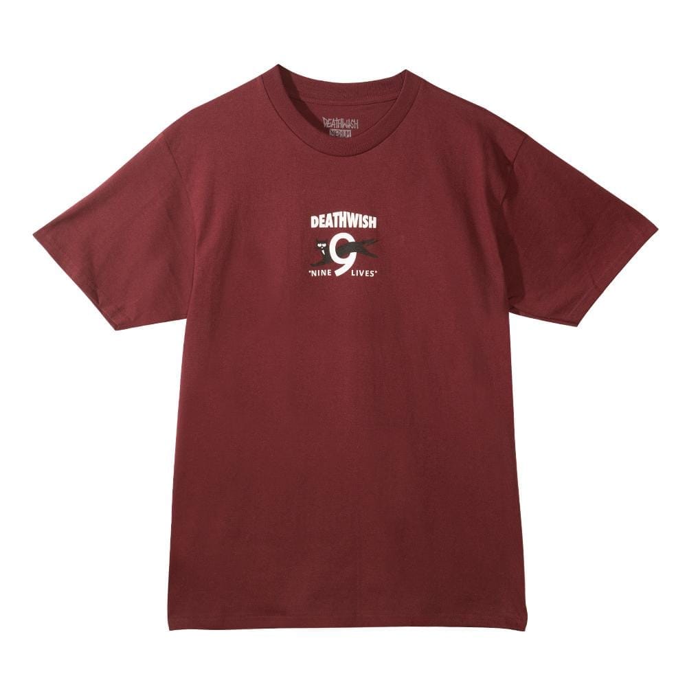 Deathwish | Nine Lives Shirt - Burgundy