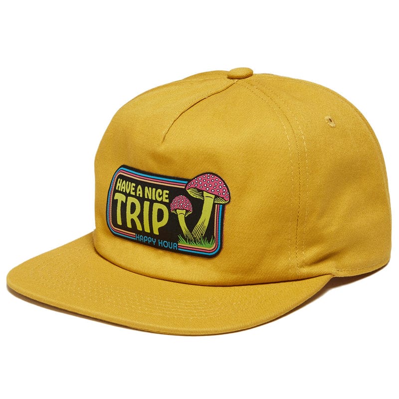 Happy Hour | Have A Nice Trip Hat - Gold/Black Patch