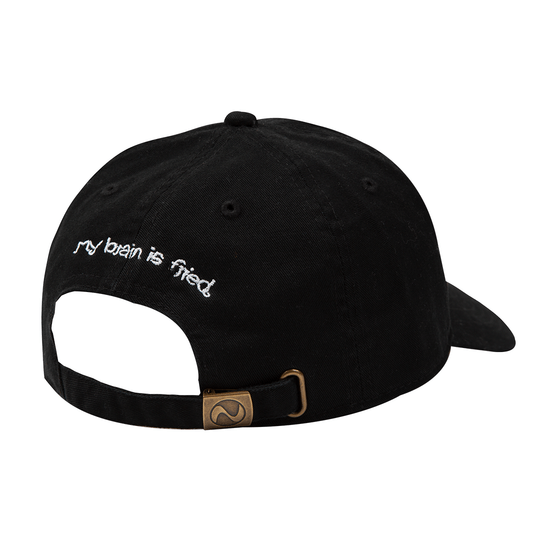 Frog | My Brain Is Fried Hat - Black