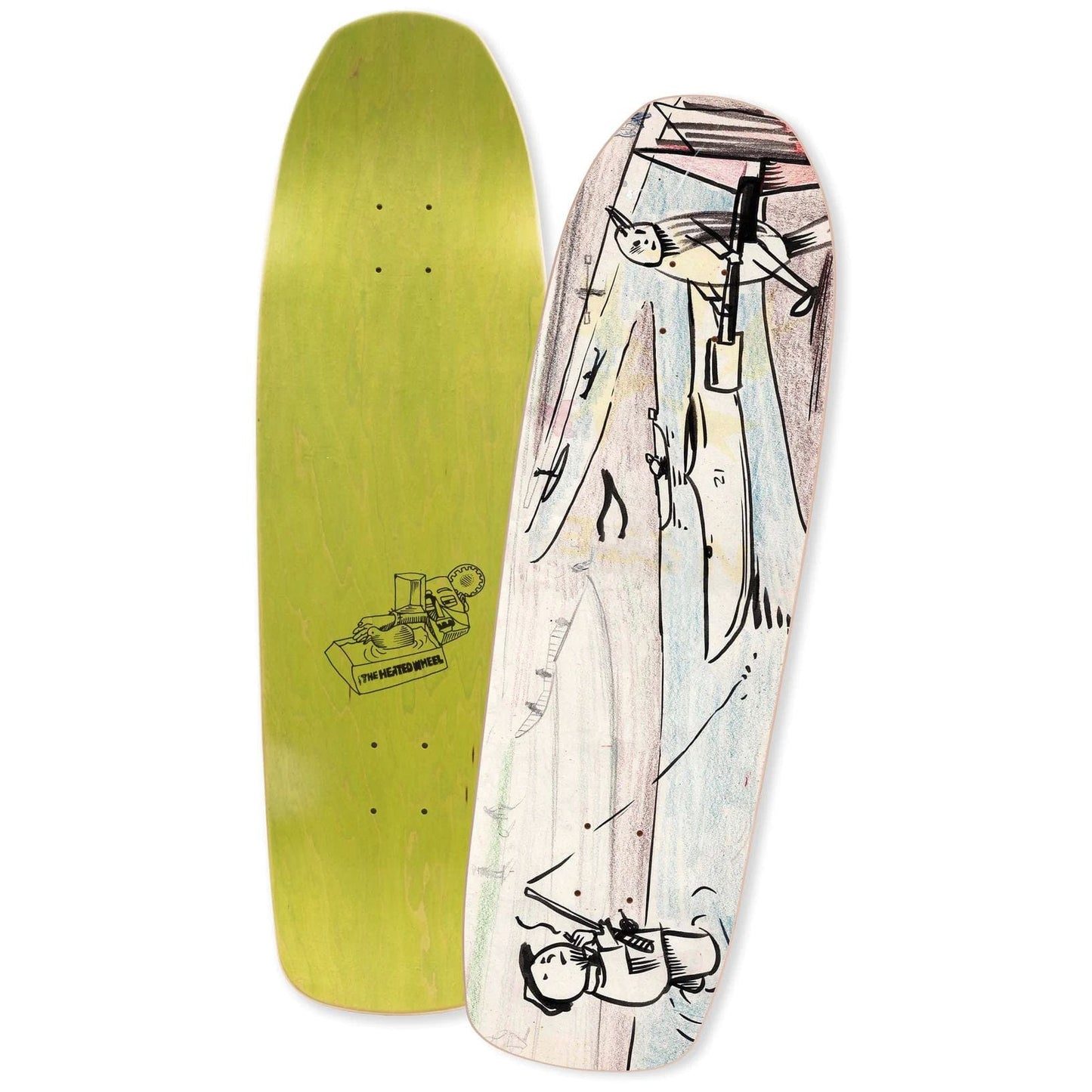 The Heated Wheel | 9.5" Gone Fishin Deck