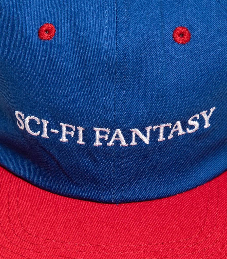 Sci-Fi Fantasy | Flat Logo Hat - Royal/Red