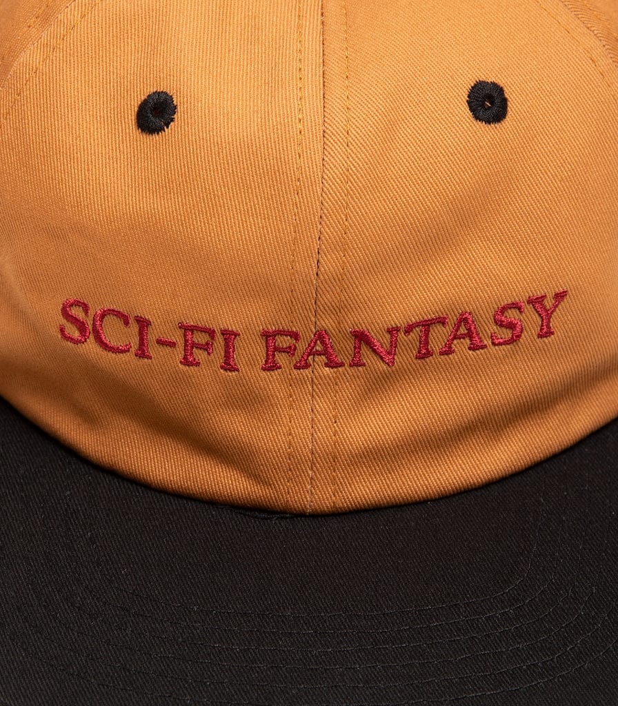 Sci-Fi Fantasy | Flat Logo Hat - Brown/Black