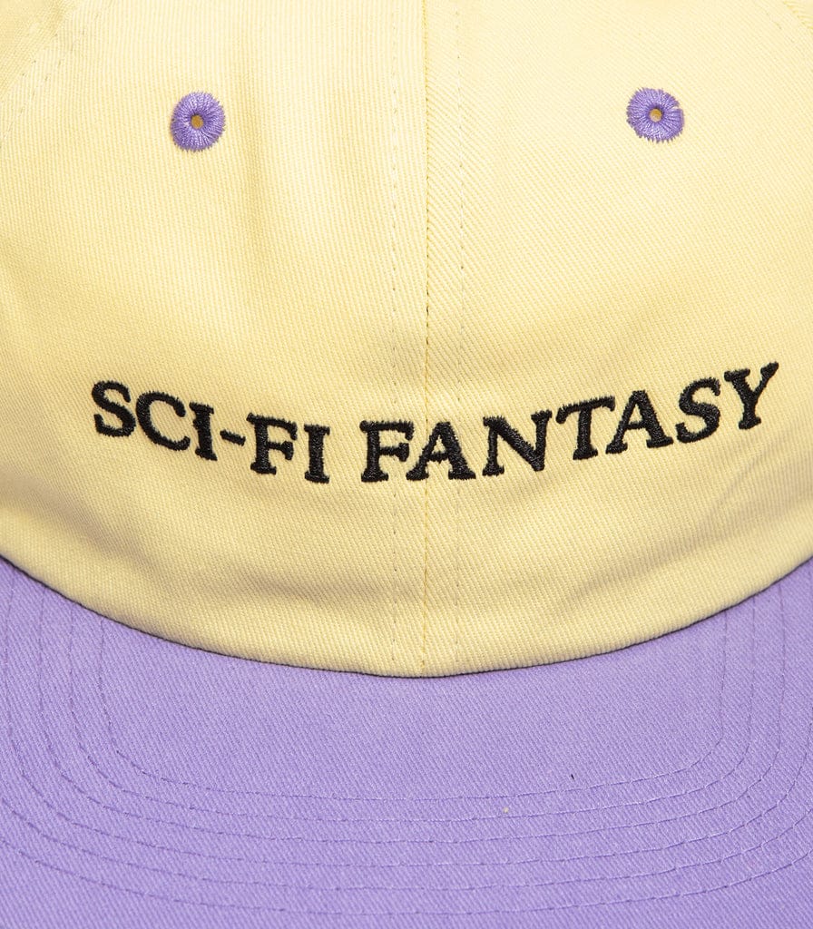 Sci-Fi Fantasy | Flat Logo Hat - Cream/Purple