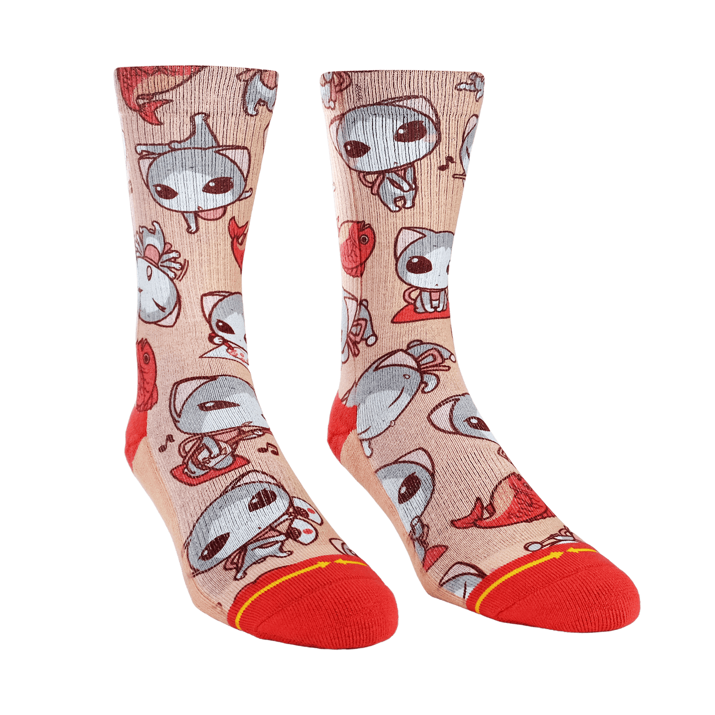 MERGE4 | Ryo Taniguchi - Kitties Crew Socks