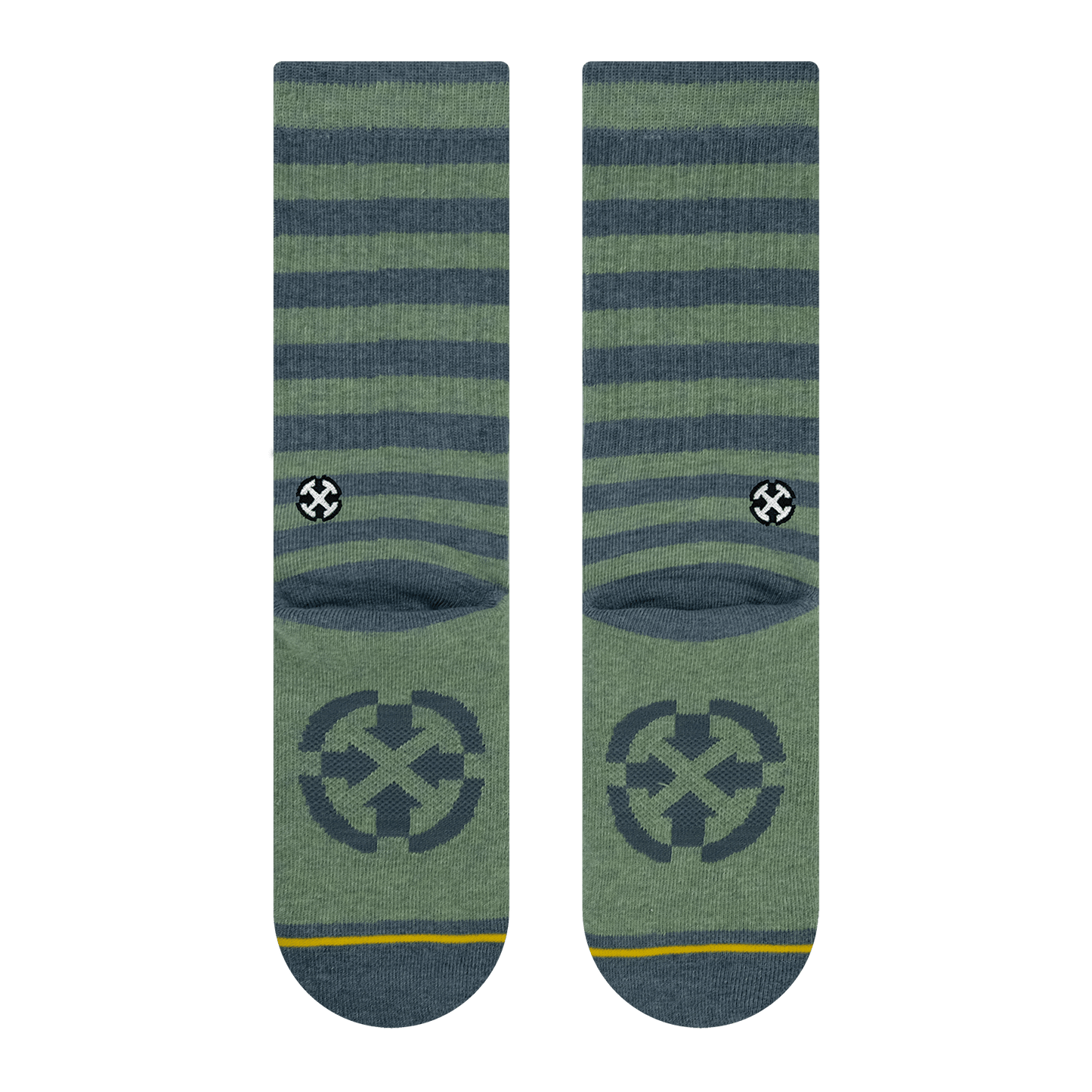 MERGE4 | Pencil Stripe Crew Socks - Large