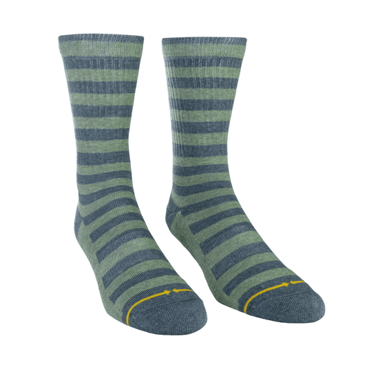 MERGE4 | Pencil Stripe Crew Socks - Large