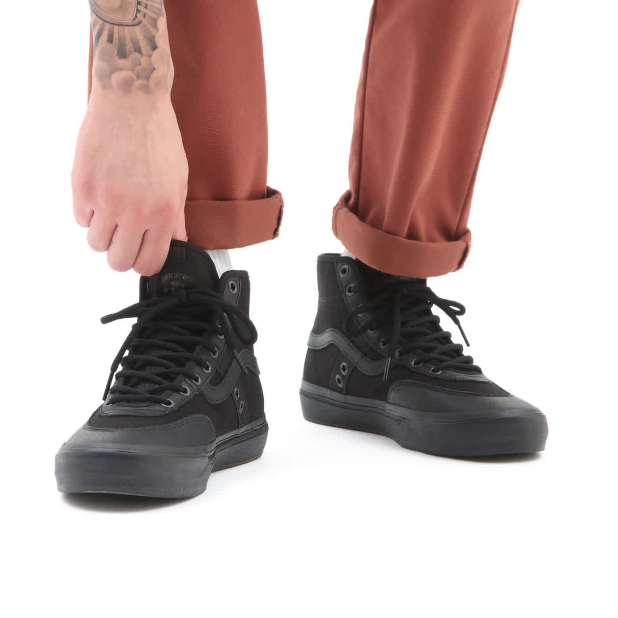 Vans | Crockett High - Butter Leather Black/Black