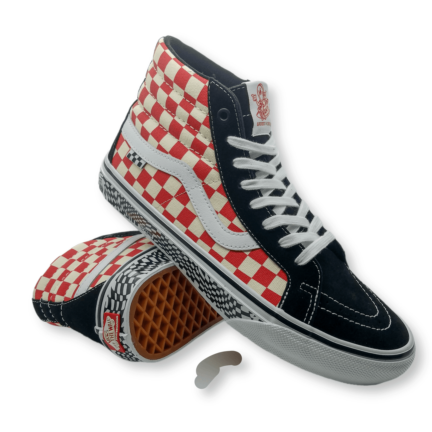 Vans | Skate Sk8-Hi Reissue - Grosso '84 Black/Red Checkers