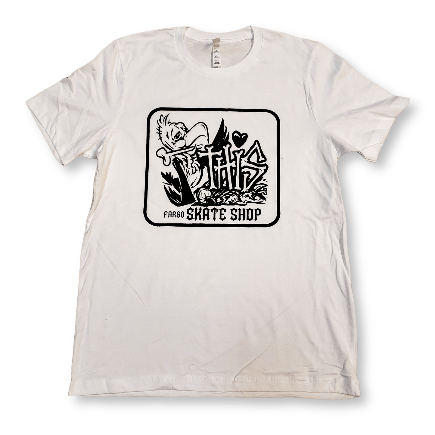 THIS Skateshop | Buzzard Chest Print - White