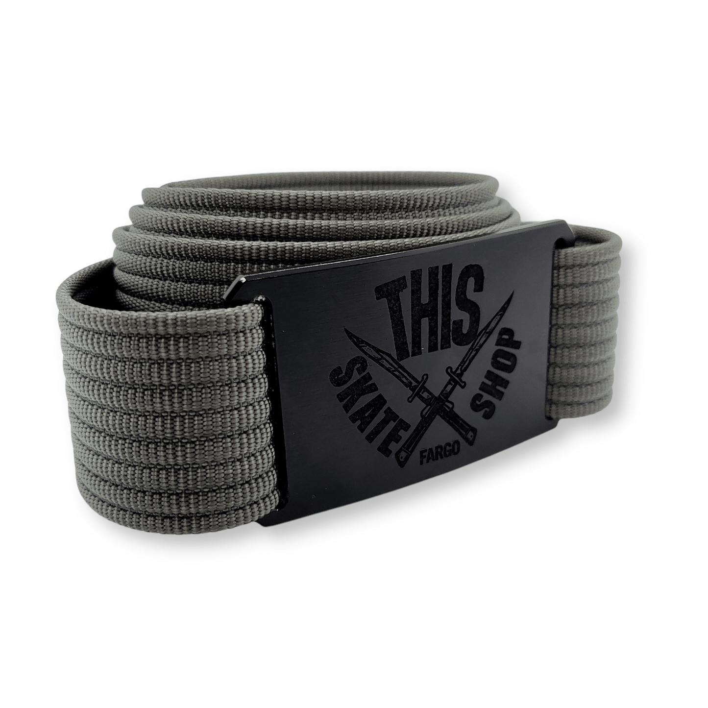 Grip6 | THIS Skateshop Belt - Black/Grey (LIFETIME WARRANTY)
