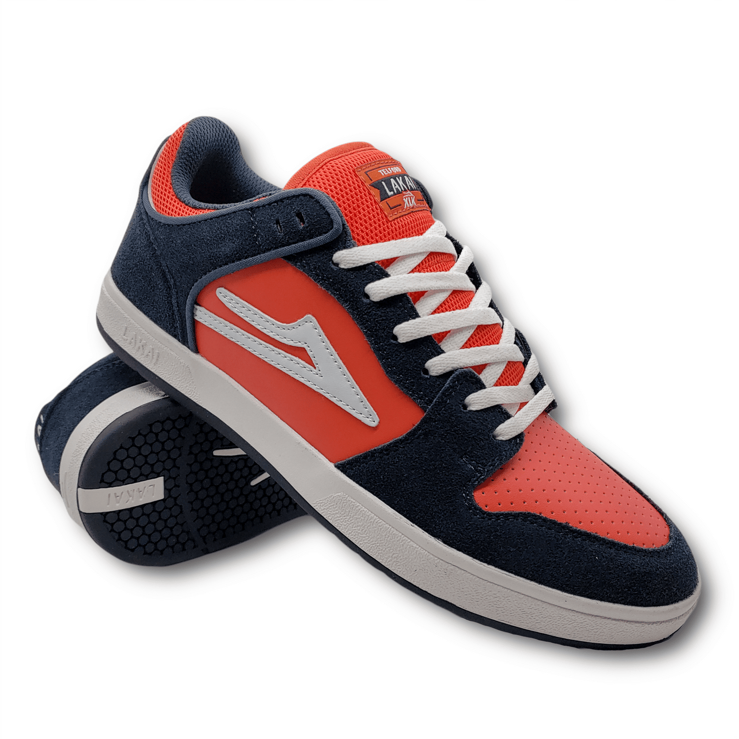 Lakai | Telford Low - Navy/Flame Suede