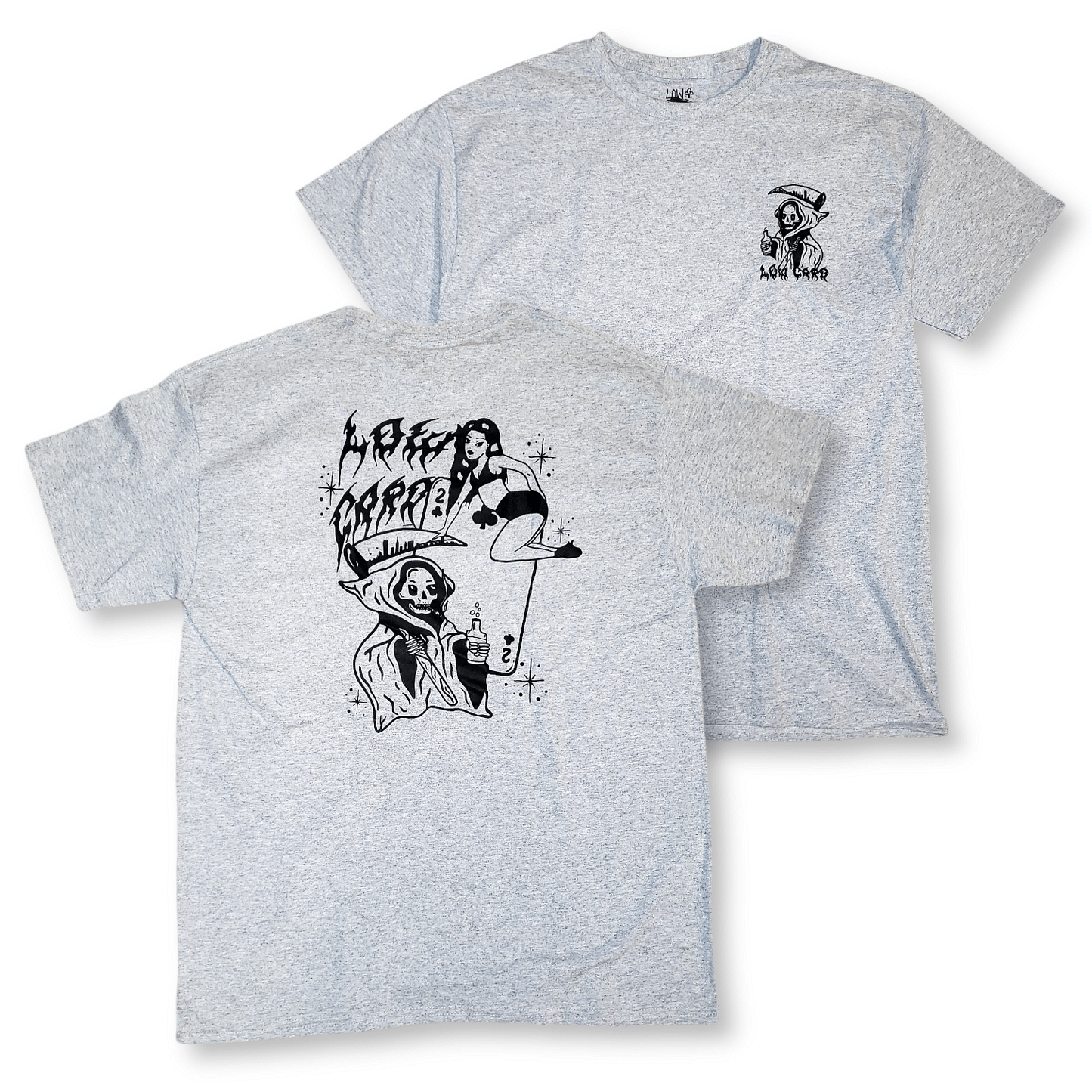 Lowcard | SF Reaper Shirt - Heather Grey