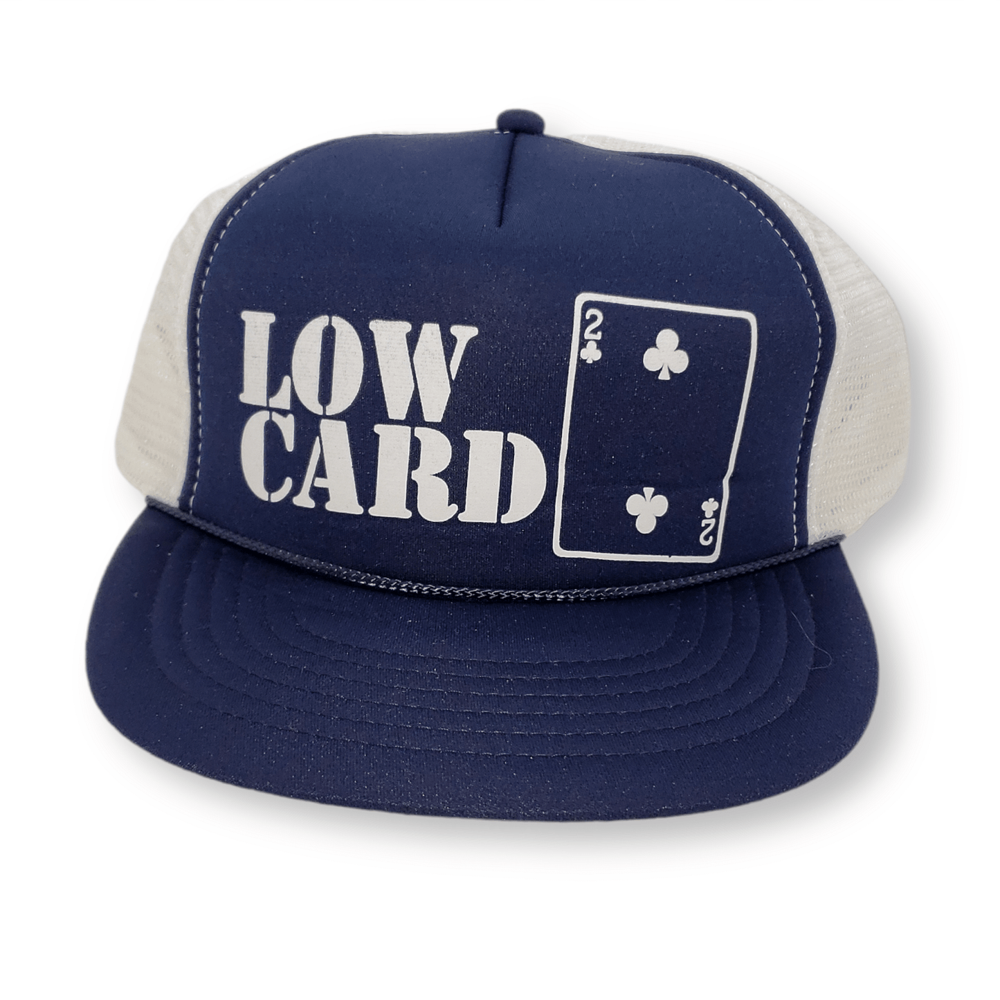 Lowcard | Original Logo Mesh Hat - Navy/White