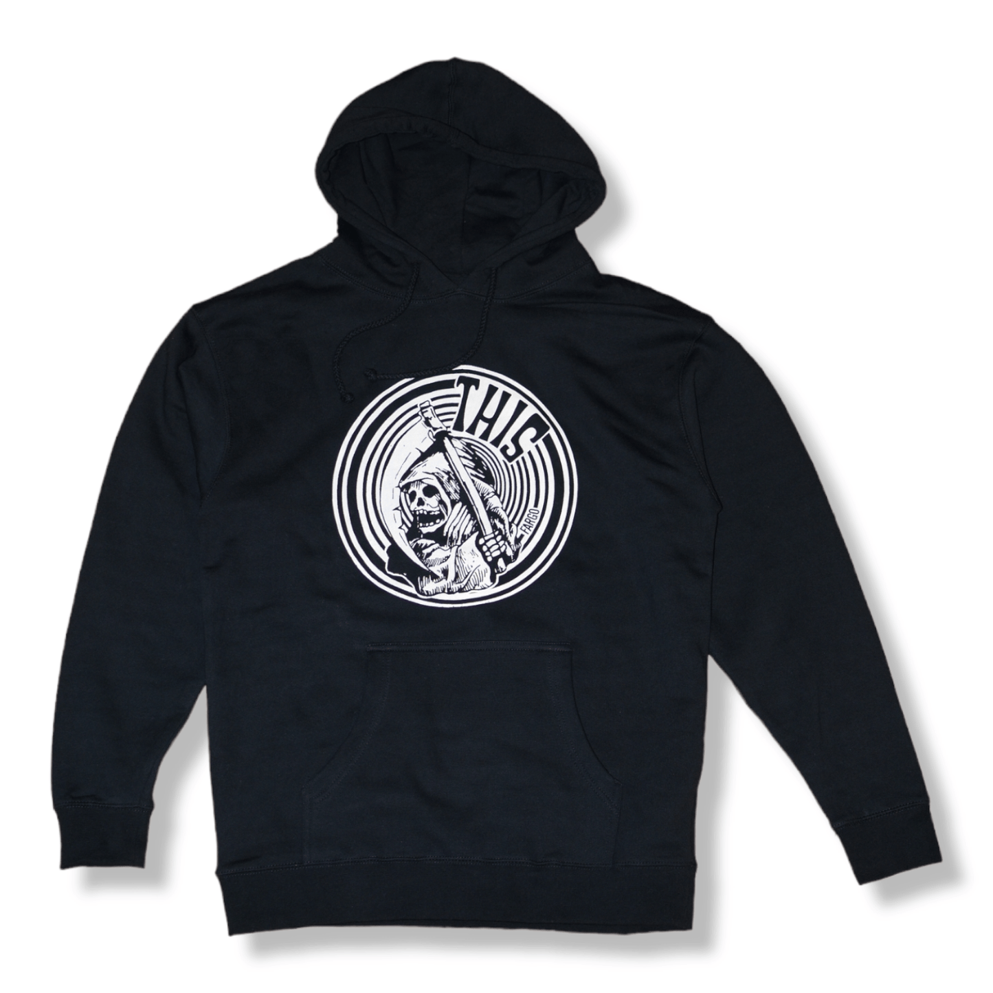 THIS | Round Reaper Pullover - Black/Vanilla Ink