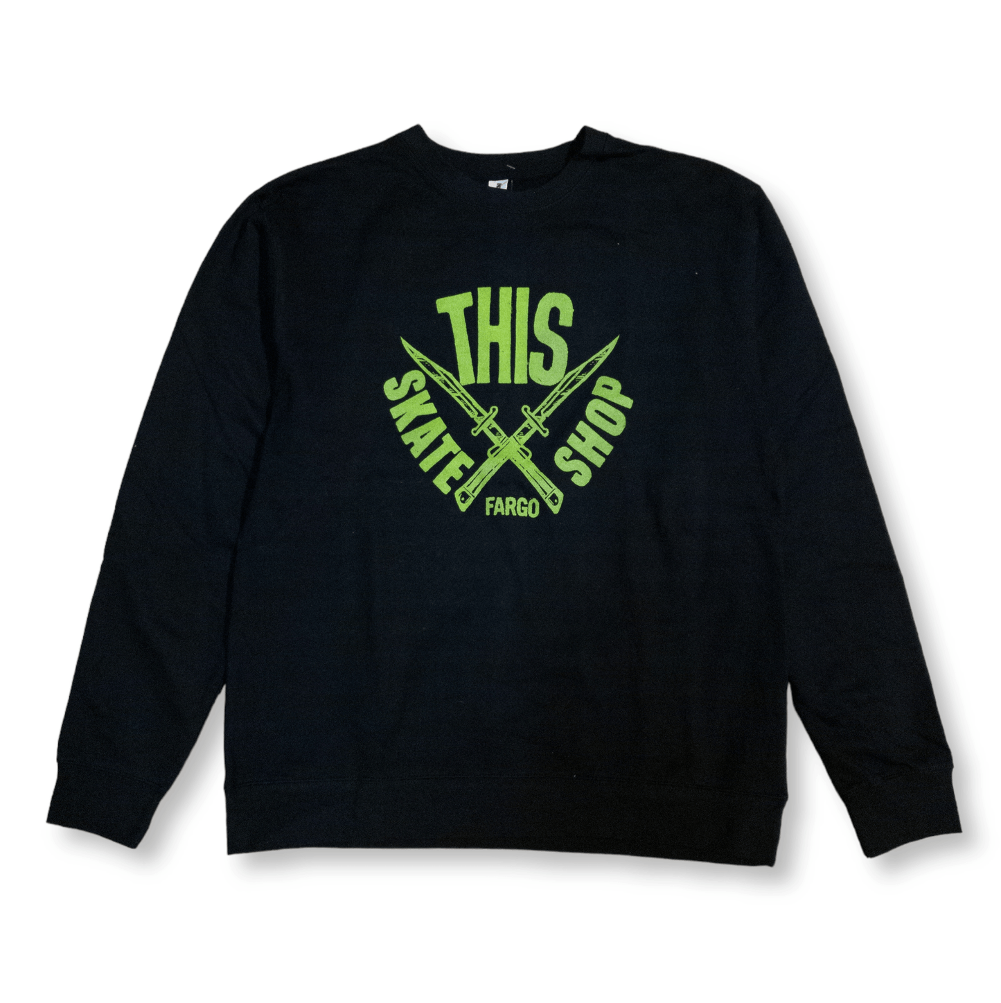 THIS | Daggers Crewneck - Black/Green