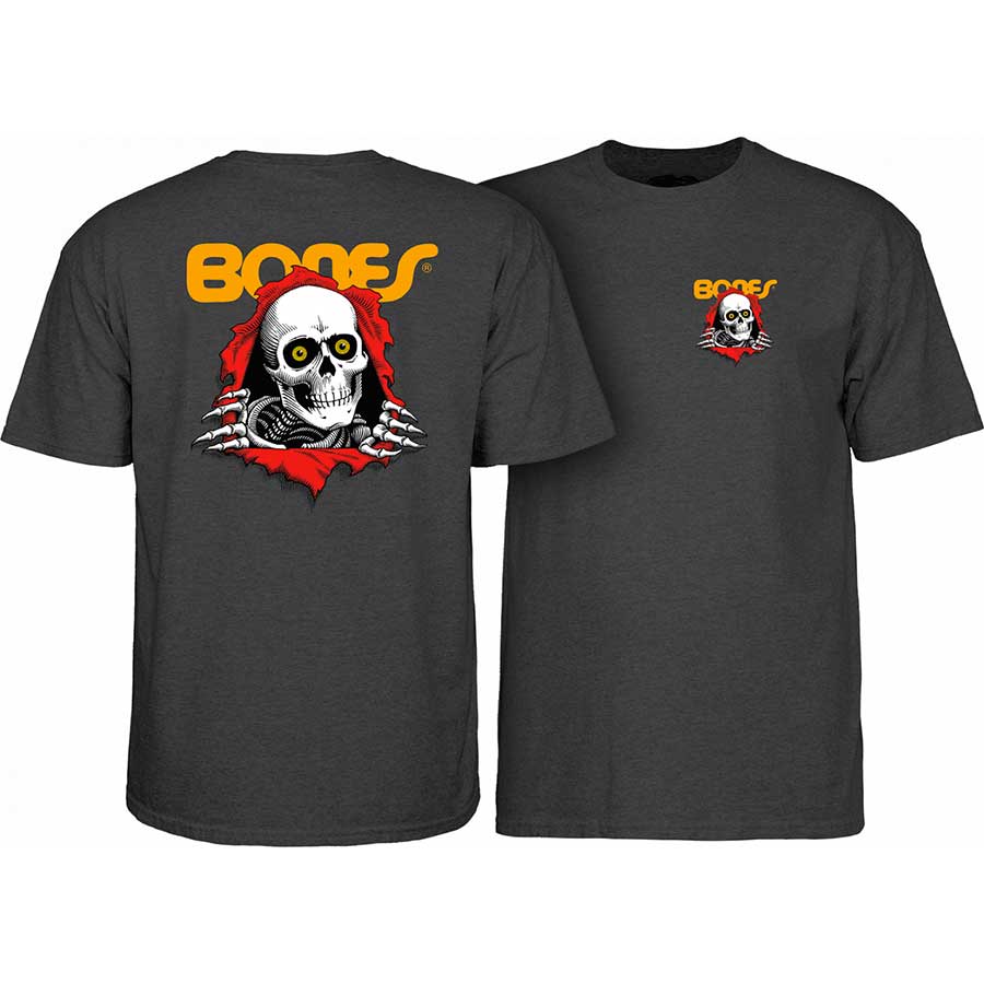 Powell Peralta | Bones Ripper Shirt - Charcoal Heather