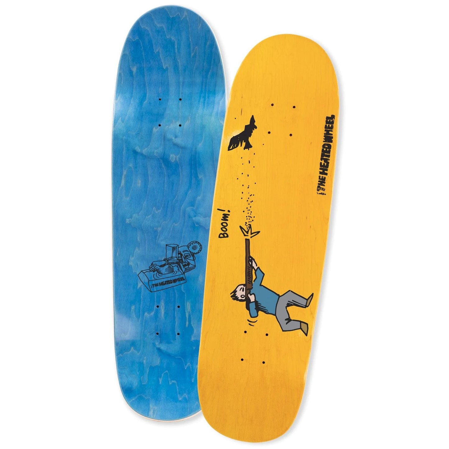 The Heated Wheel | 9" Sportsman Yellow Deck