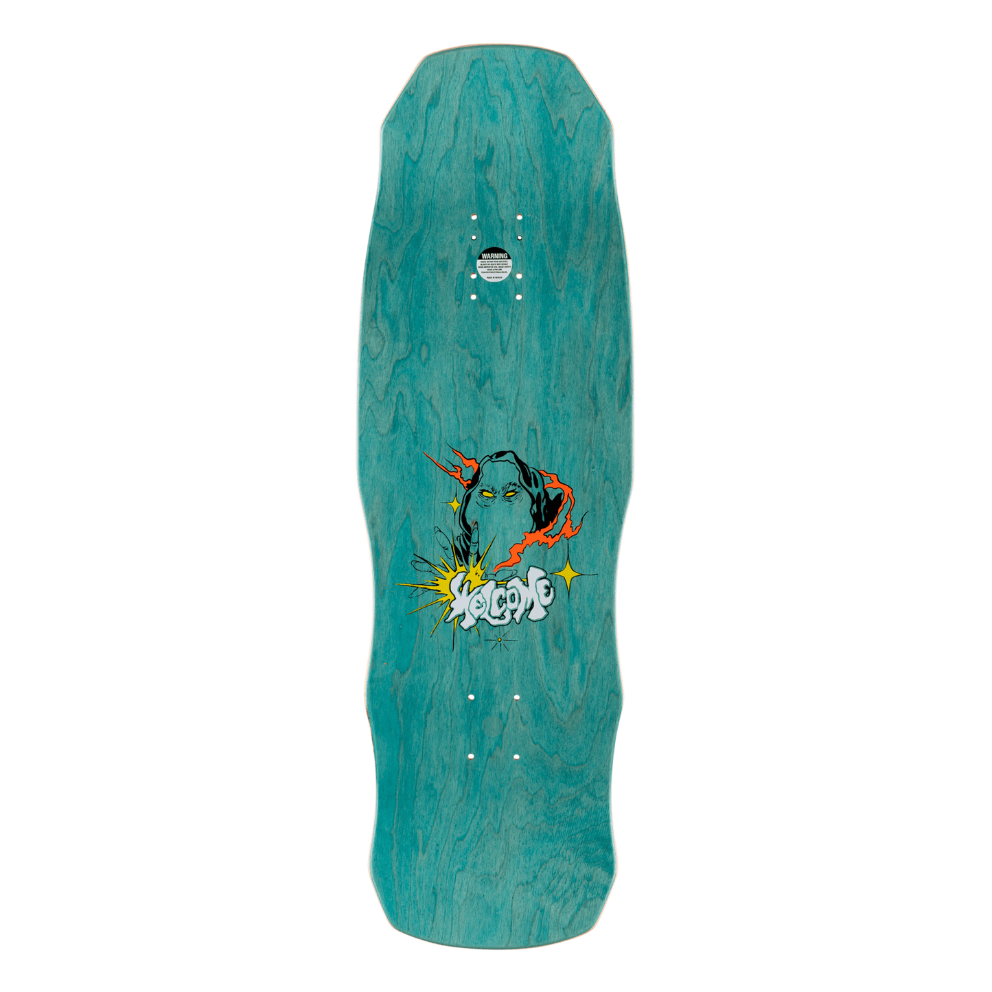 Welcome | 9.75" Horny on Dark Lord - Neon Orange