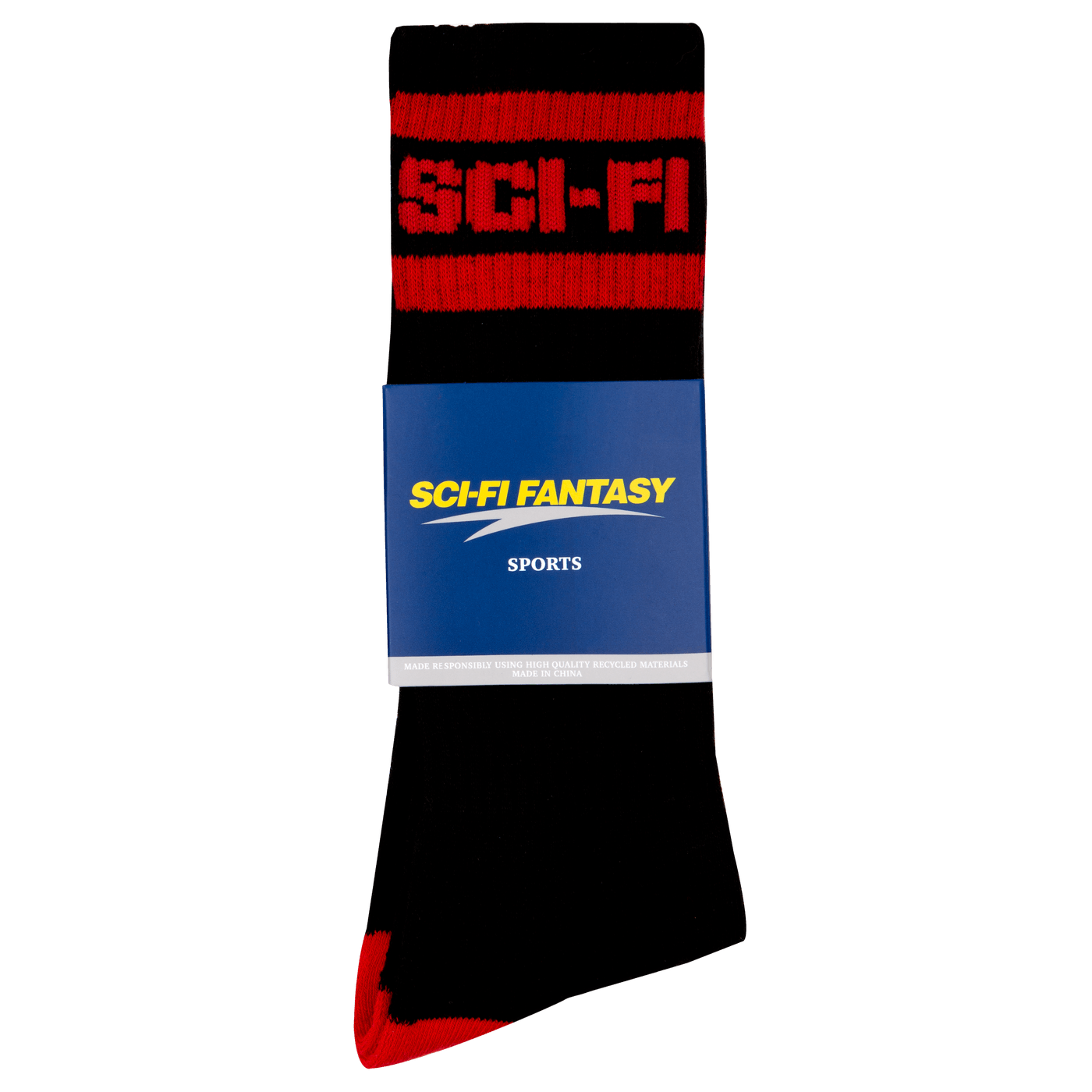 Sci-Fi Fantasy | Preformance Logo Socks - Black