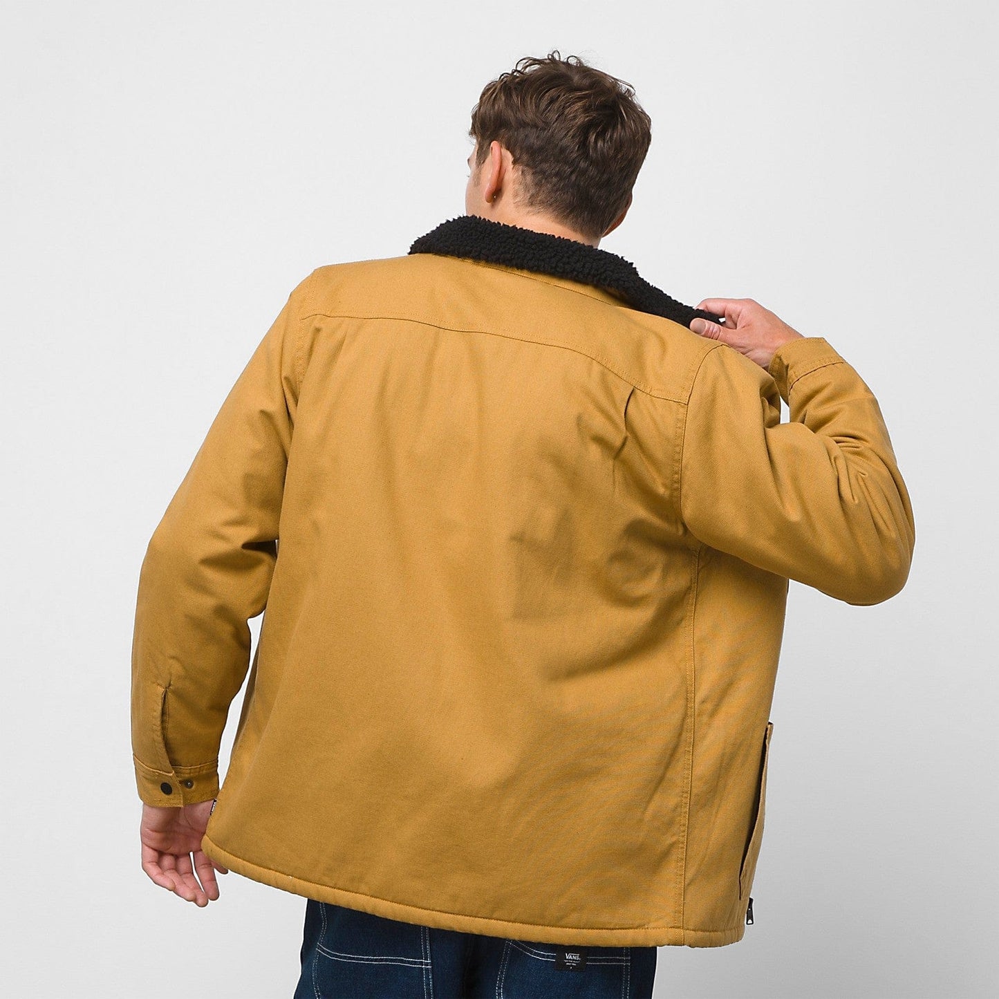 Vans | Drill Chore Coat Sherpa Jacket - Bone Brown