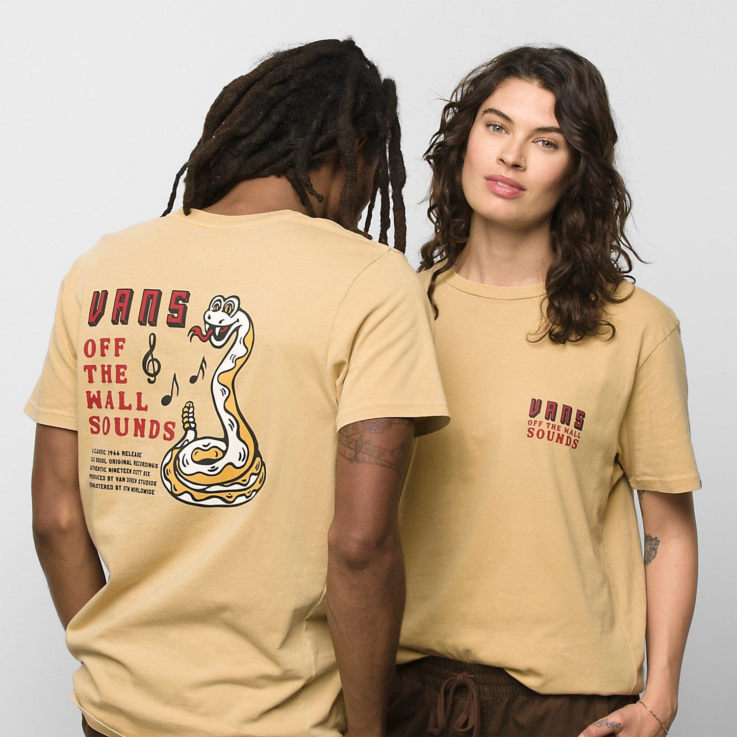 Vans | Off The Wall Sounds T-shirt - Taupe