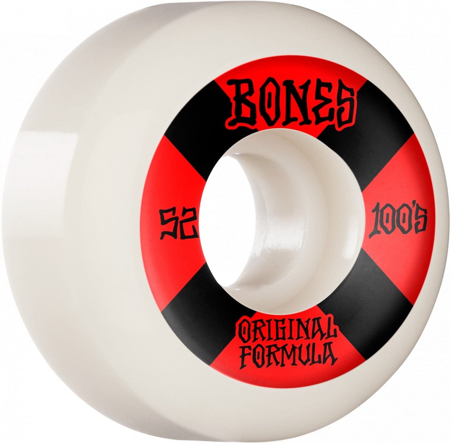 Bones | 100's - 52mm/100a V5 Sidecut - Black/Red
