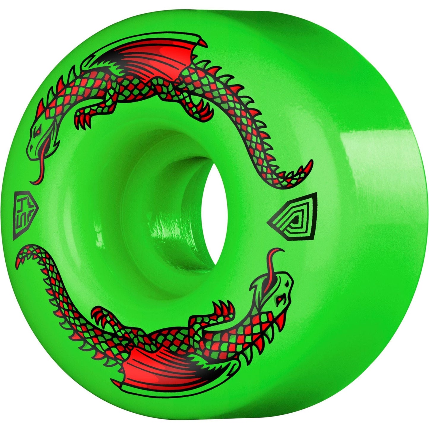 Powell Peralta | 54mm/93a Dragon Formula - V4 Shape - Green