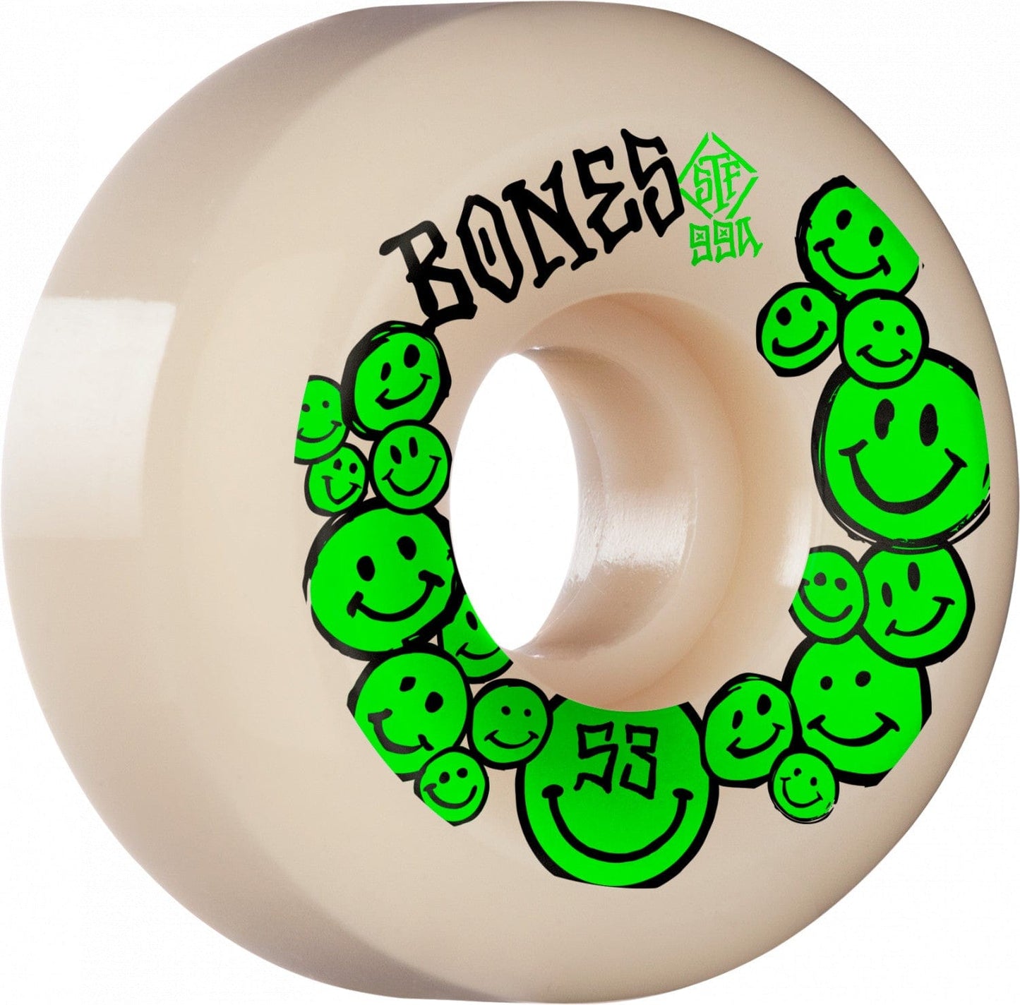 Bones | 53mm/99a STF V5 Sidecut - Happiness