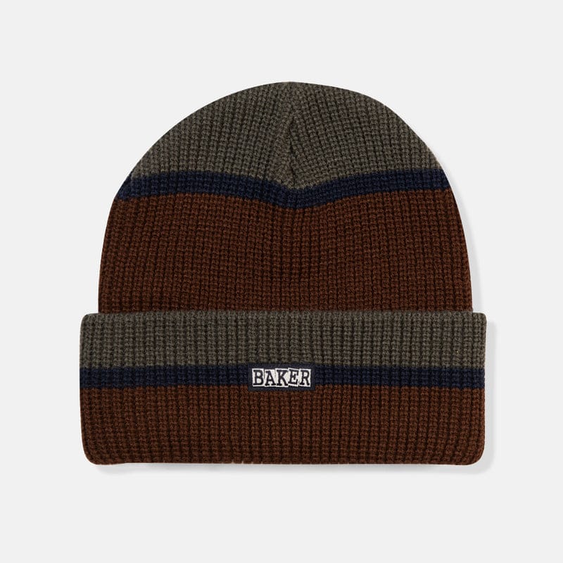 Baker | Brand Logo Grey Block Beanie