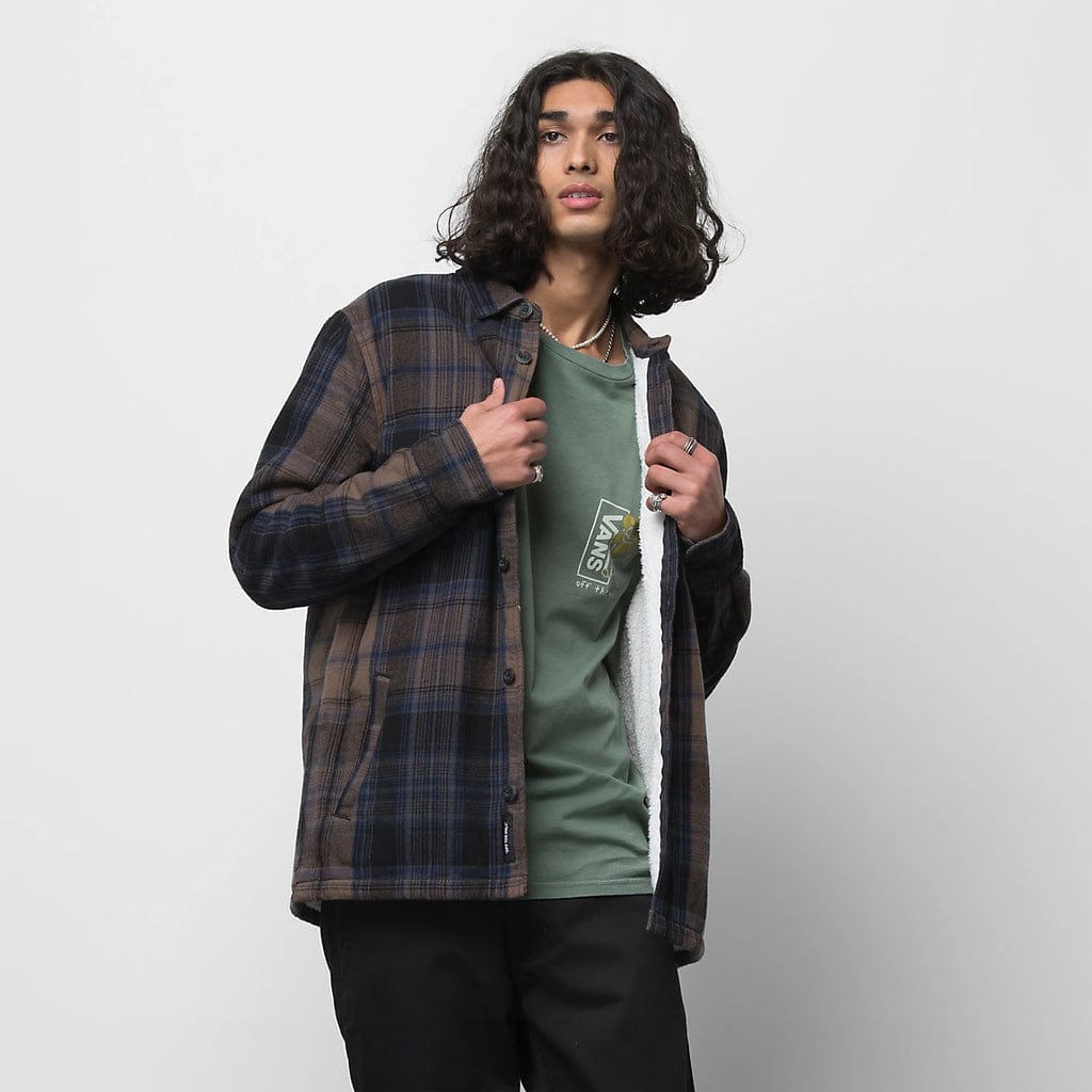 Vans | Howard Woven Longsleeve - Sherpa Lining - Black/Canteen